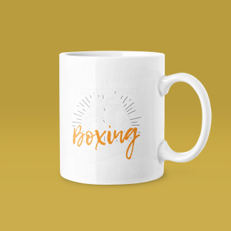 Touch Me First Boxing Lesson Free Mug