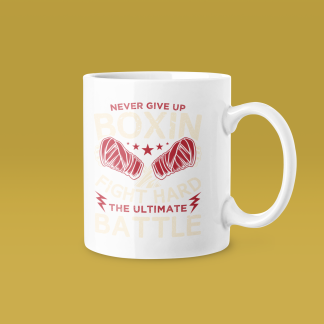 Train Hard Hit Harder Mug