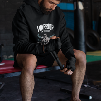 Warrior In The Ring Vintage Boxing Hoodie - Product Image