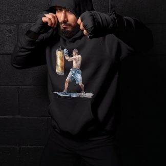 Boxer Punching Bag Blue Shorts – Black Shadowbox