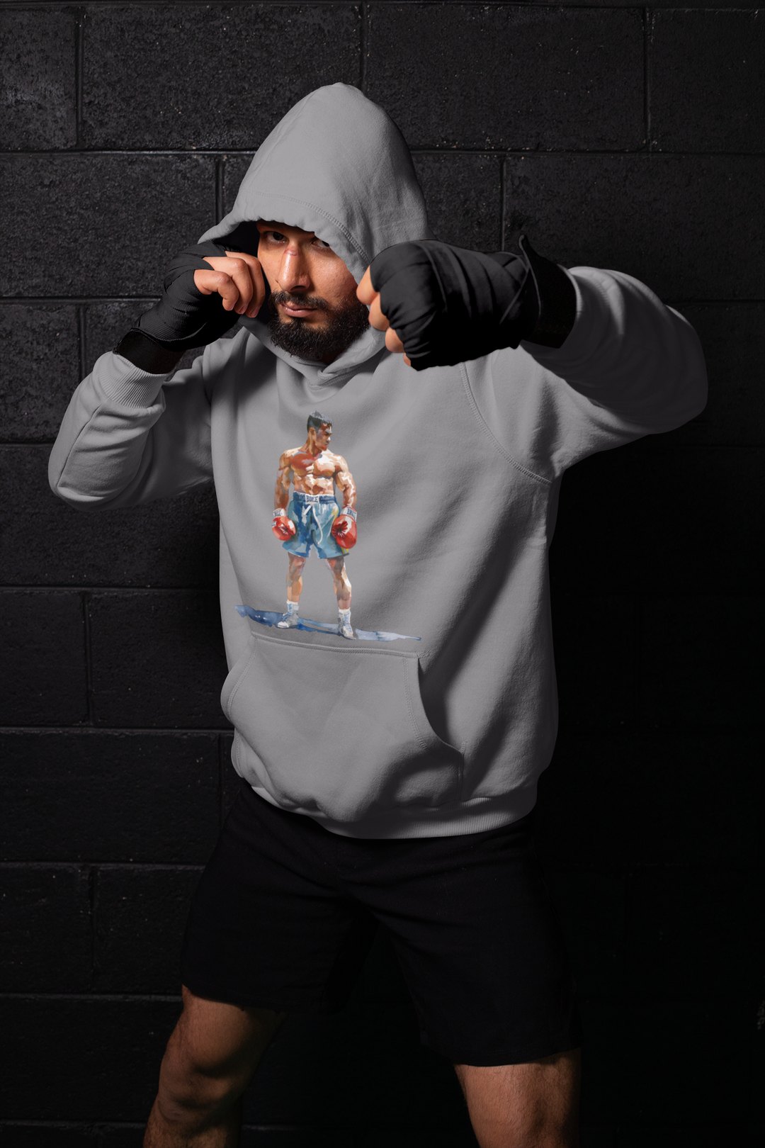 Boxer Blue Shorts Guard Up – Grey Shadowbox