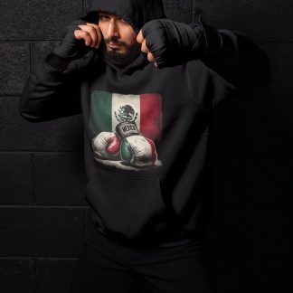 Mexico Flag Boxing – Black Shadowbox