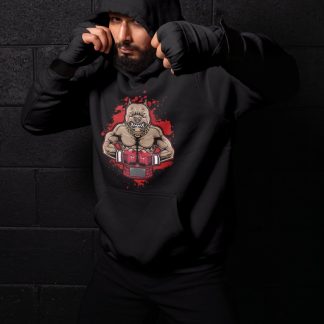 Angry Pitbull Fighter – Black Shadowbox