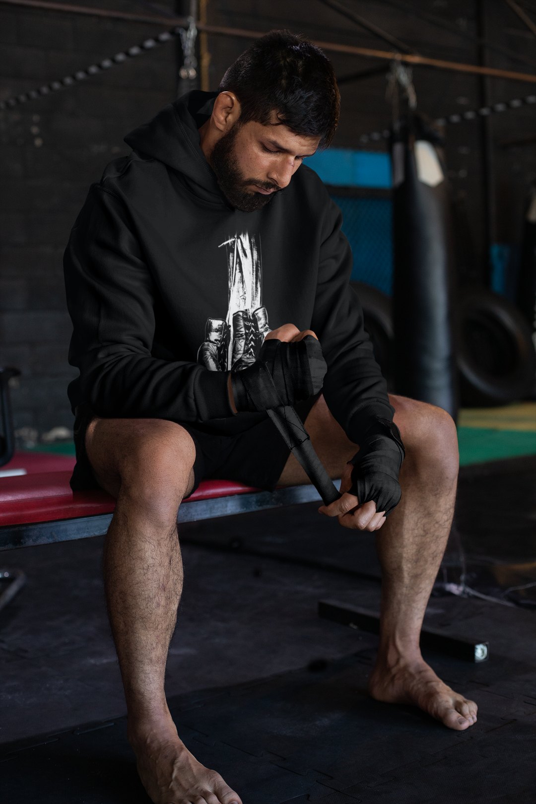 Plain Design – Black Hoodie