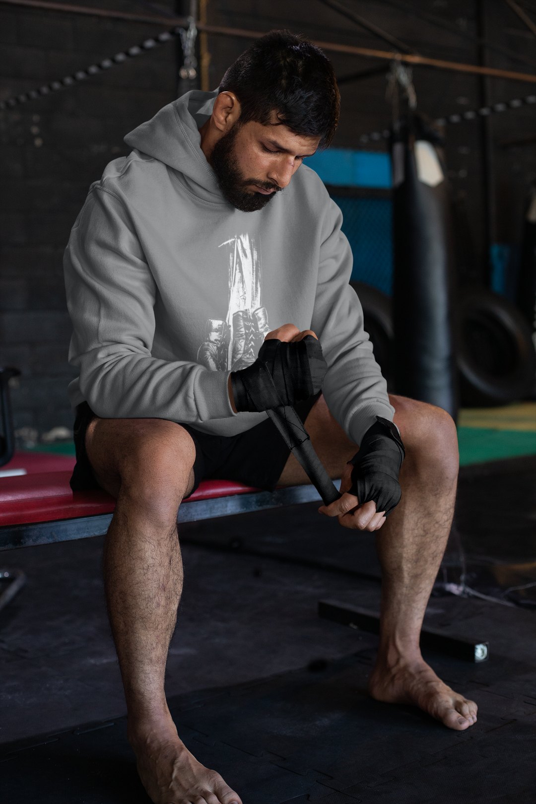 Plain Design – Grey Hoodie