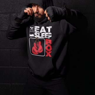 Eat Sleep Boxing Checklist – Black Shadowbox