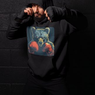 Grizzly Bear Boxer – Black Shadowbox