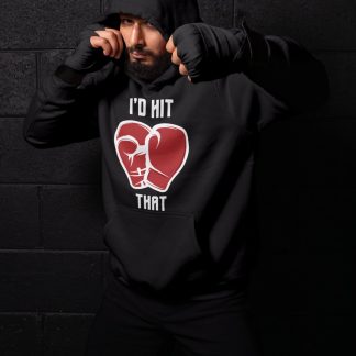 I'd Hit Heart Gloves – Black Shadowbox