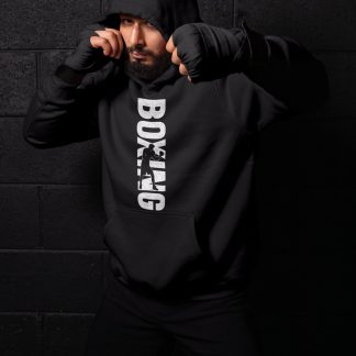Boxing Vertical Text – Black Shadowbox