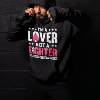 Lover Not Fighter Pink – Black Shadowbox