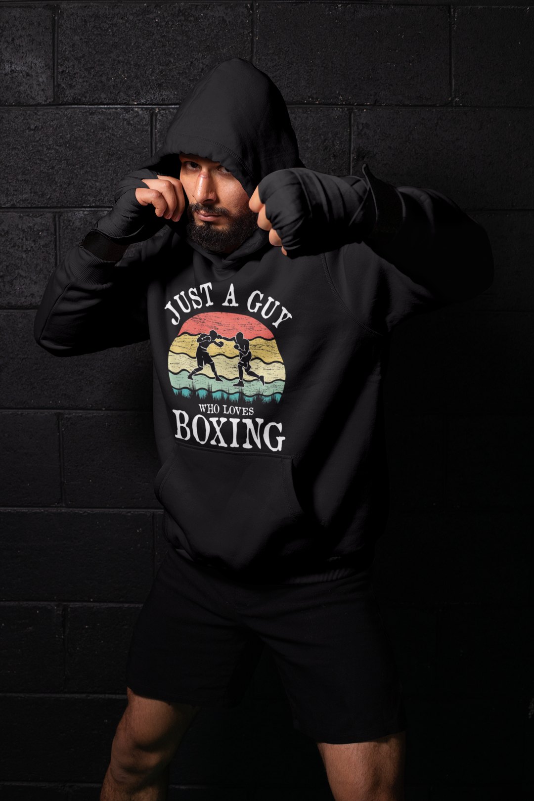 Just A Guy Boxing – Black Shadowbox