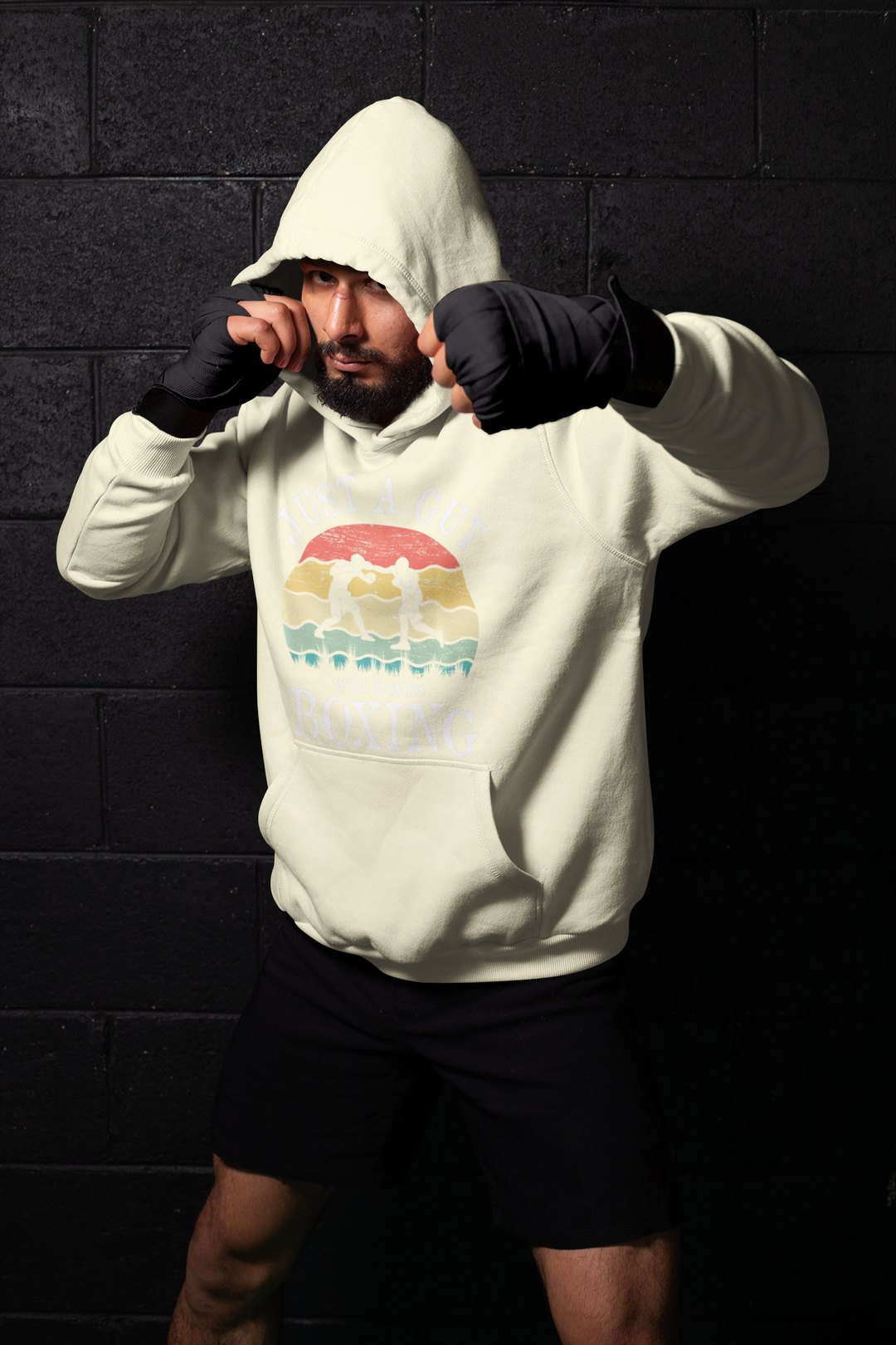 Just A Guy Boxing – Cream Shadowbox