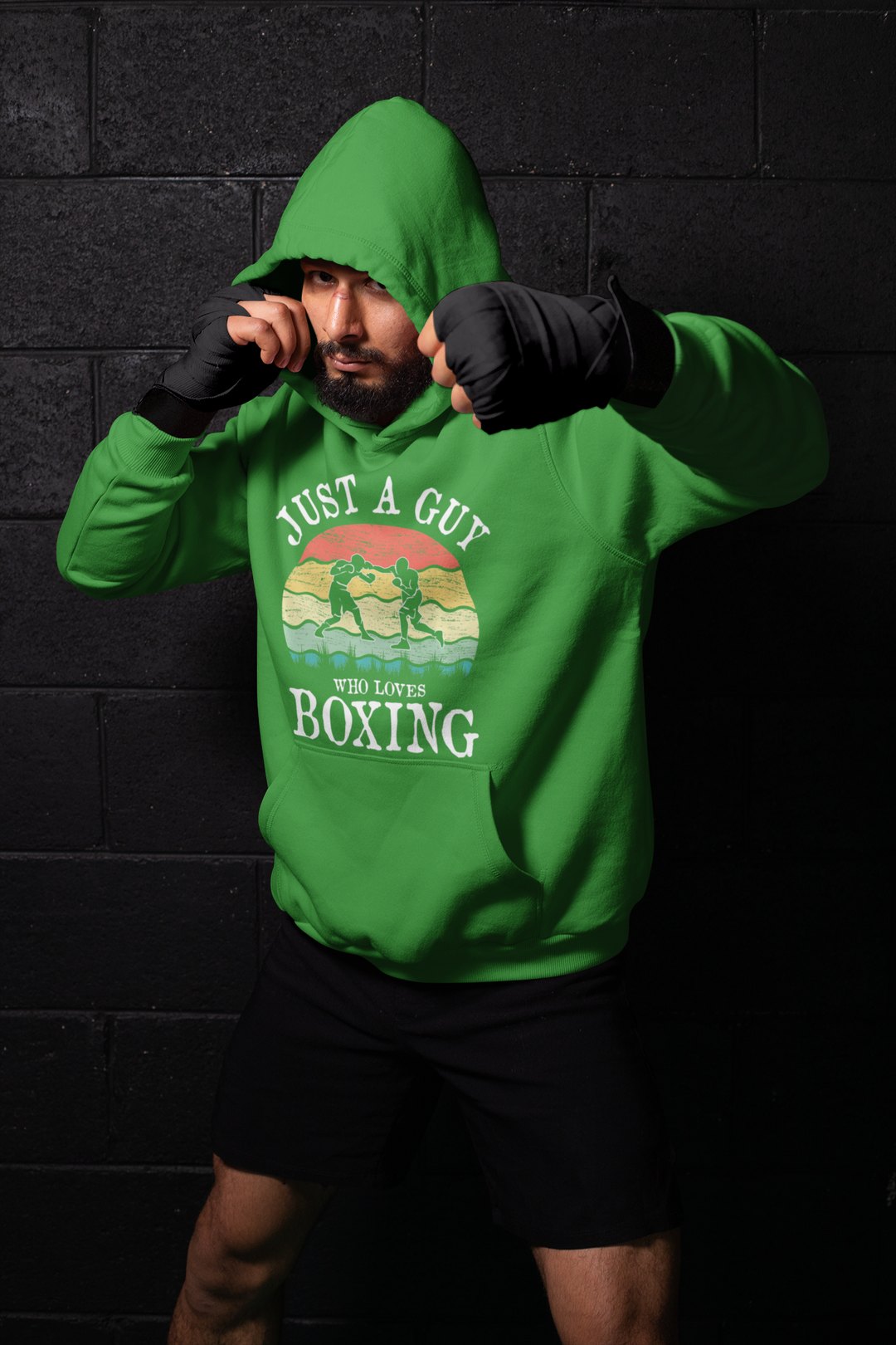 Just A Guy Boxing – Forest Green Shadowbox
