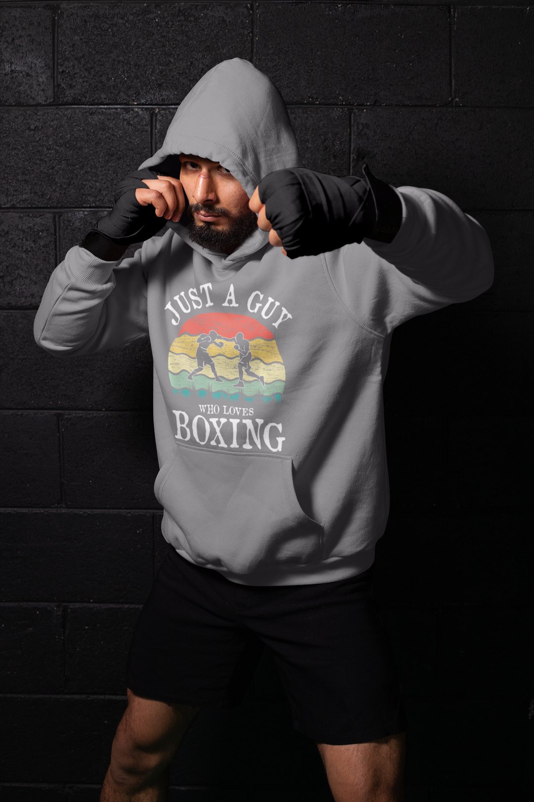 Just A Guy Boxing – Grey Shadowbox