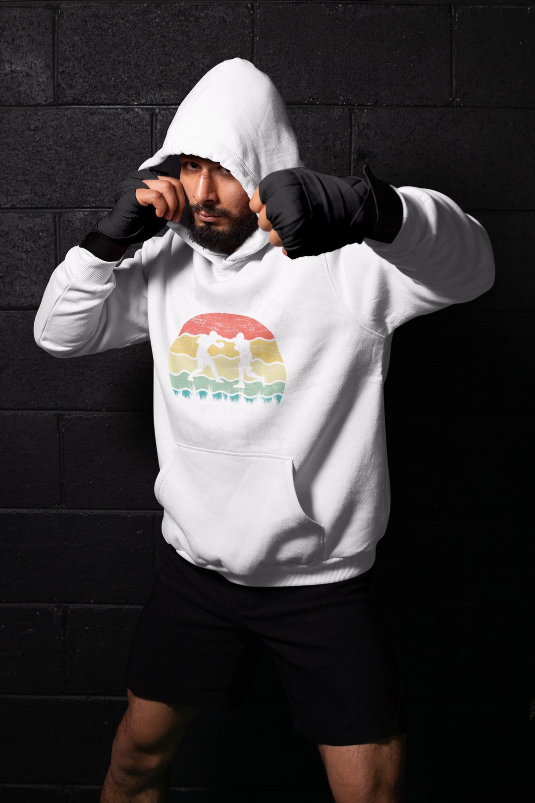 Just A Guy Boxing – White Shadowbox