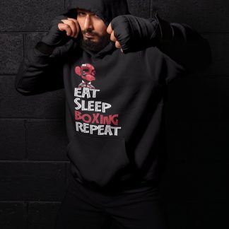 Eat Sleep Monkey Boxer – Black Shadowbox