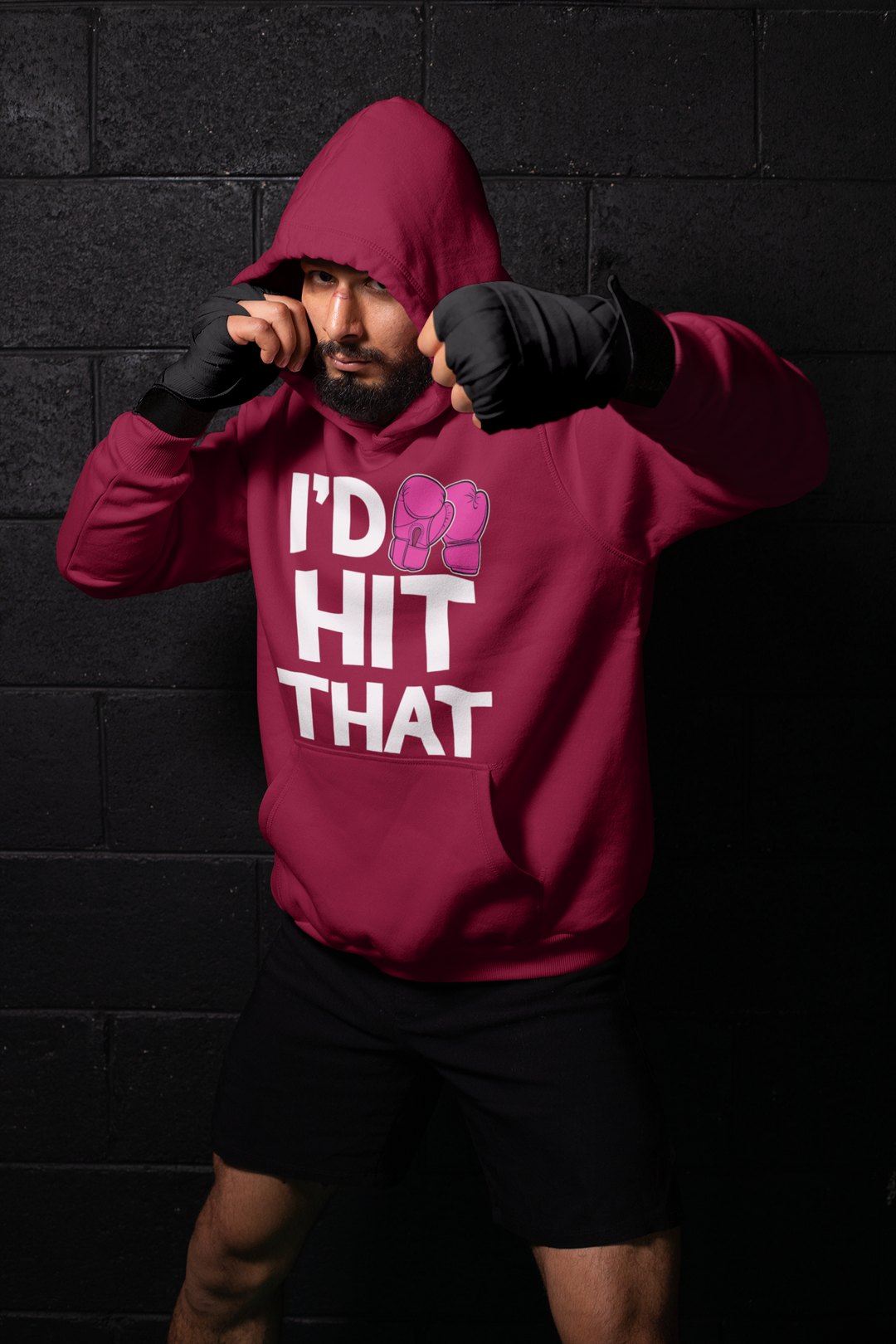 I'd Hit It Magenta – Burgundy Shadowbox