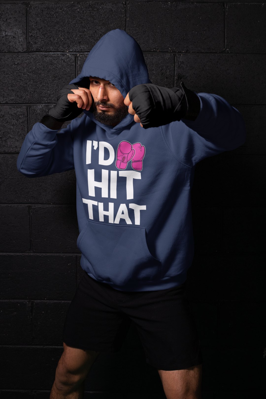 I'd Hit It Magenta – Navy Shadowbox