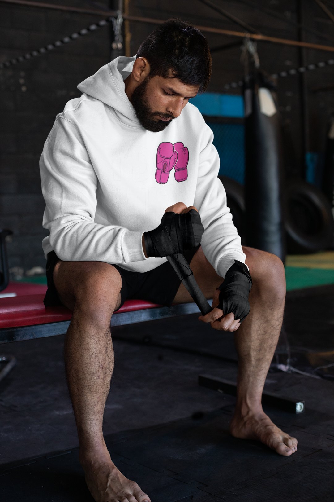 I'd Hit It Magenta – White Hoodie