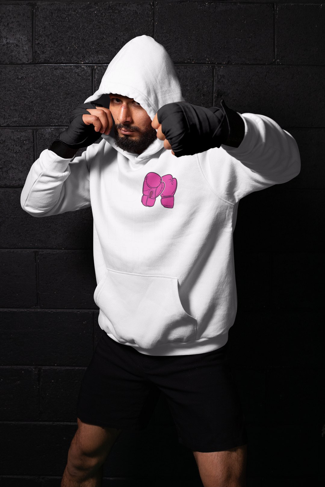 I'd Hit It Magenta – White Shadowbox