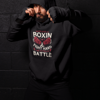 Never Give Up Boxing Fight – Black Shadowbox