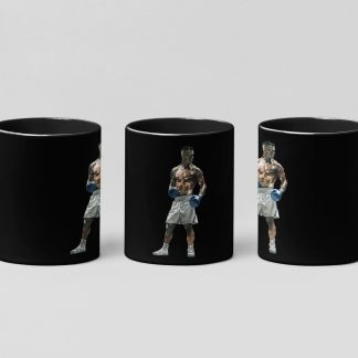 Fighter Red Shorts White Gloves boxing mug in black