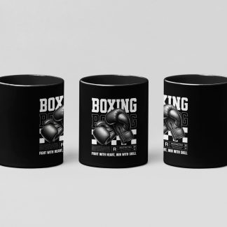 Boxing Streetwear boxing mug in black