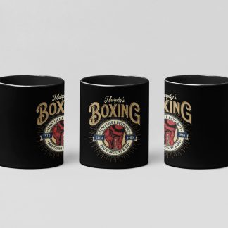 Murphy S Boxing Sports boxing mug in black