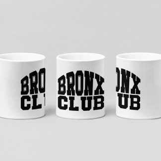 bronx club boxing mug in white