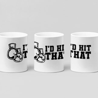 i'd hit that gloves boxing mug in white
