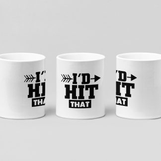 i'd hit that arrow boxing mug in white