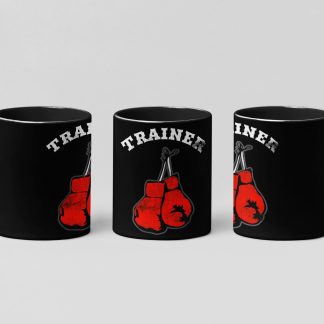 Trainer Glove boxing mug in black